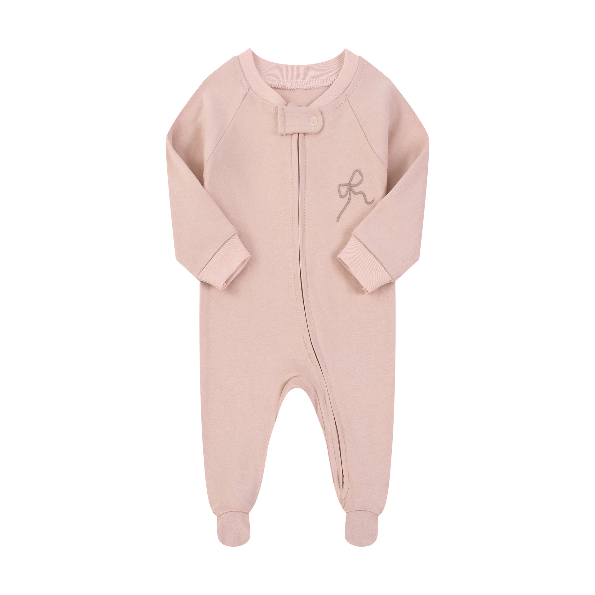 Cotton Baby Onesies Zipper - ソメニー春秋長袖幼児用ロンパース、A級純綿両開きジッパーベビーボディスーツ