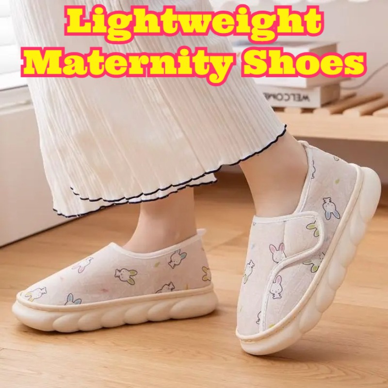 Maternity Wear - 曇りの気分を伝える夏のマタニティシューズ 薄くて軽い産後履物 ソフトソール 滑り止め アウトドアウェア 快適で通気性のある靴