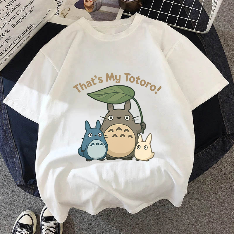 Baby Clothes - となりのトトロTシャツ綿アニメカジュアル子供服女の子幼児Y2KかわいいストリートウェアベビーTシャツ半袖トップスギフト