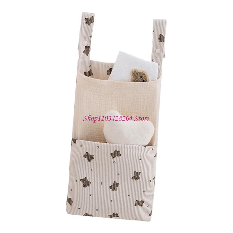 Diapering - 綿ぶら下げ幼児収納オーガナイザーおむつおもちゃアクセサリー 61x22cm