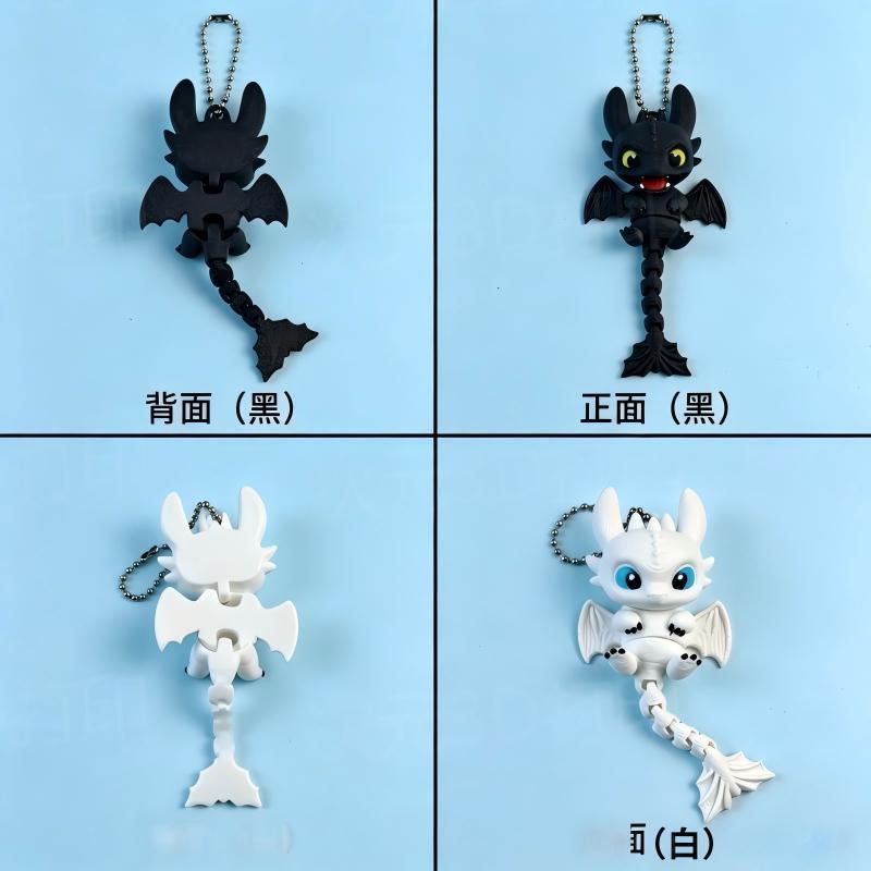 歯のないキーホルダー 3Dプリント ベビードラゴン かわいい - Baby Gear のレビューと価格