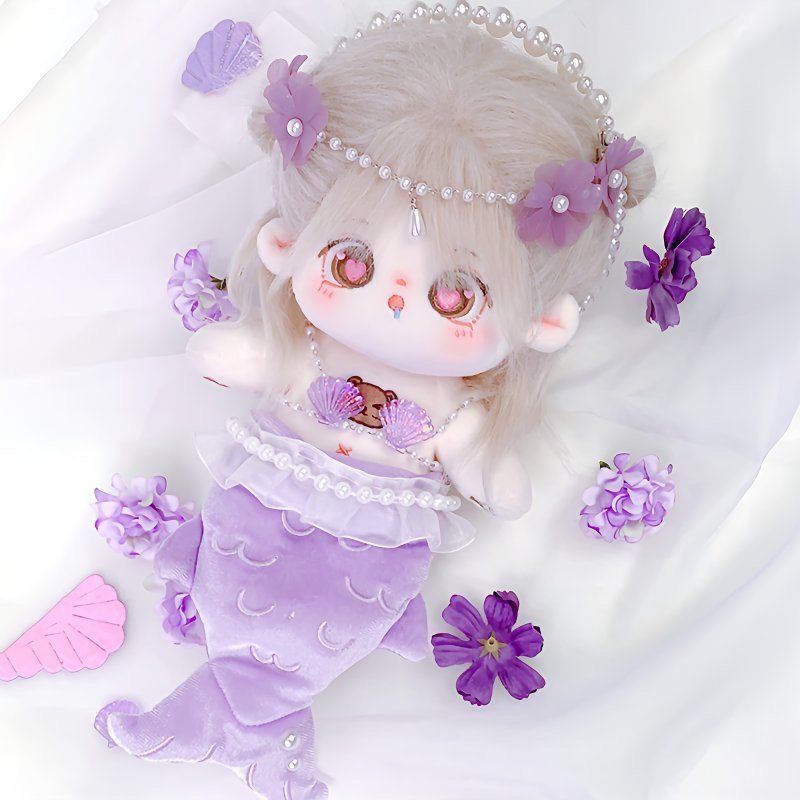 マーメイドコスプレ 3点セット 4点セット 20cm綿人形服 - Baby Clothes のレビューと価格