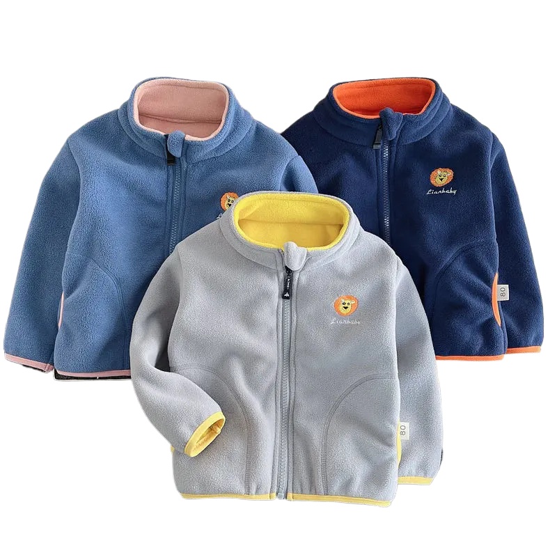 子供用フリースフード付きカーディガンジャケット,幼児用アウタ - Toddler Boy Winter Fleece Jacket のレビューと価格