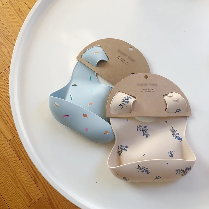 ベビービブインスタイルプリント防水ソフトシリコーンベビー授乳 - Waterproof Baby Bibs Silicone のレビューと価格