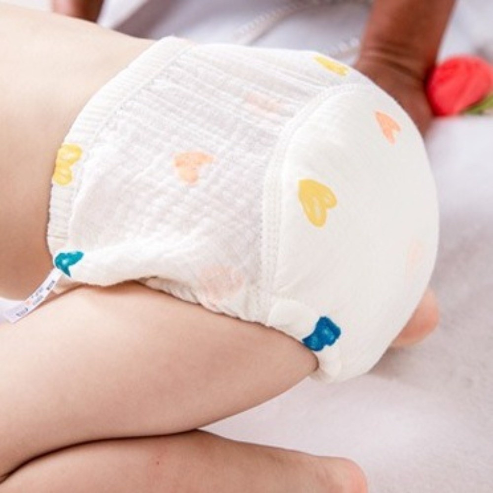 綿ガーゼベビートレーニングパンツ通気性防水ベビー洗えるおむつ - Toddler Training Pants Leak Proof のレビューと価格