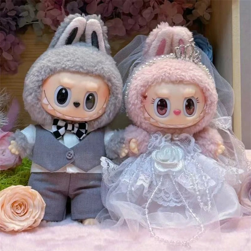15 17 センチメートルラビュブ人形結婚式恋人ドレス衣装服 - Baby Clothes のレビューと価格