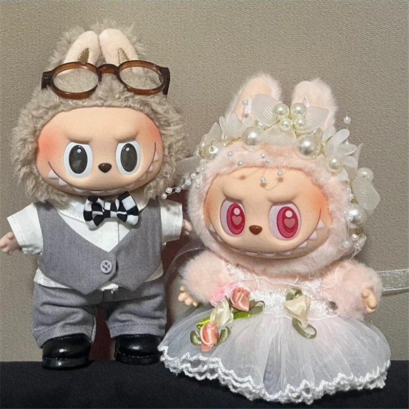 15 17 センチメートルラビュブ人形結婚式恋人ドレス衣装服 - Baby Clothes のレビューと価格