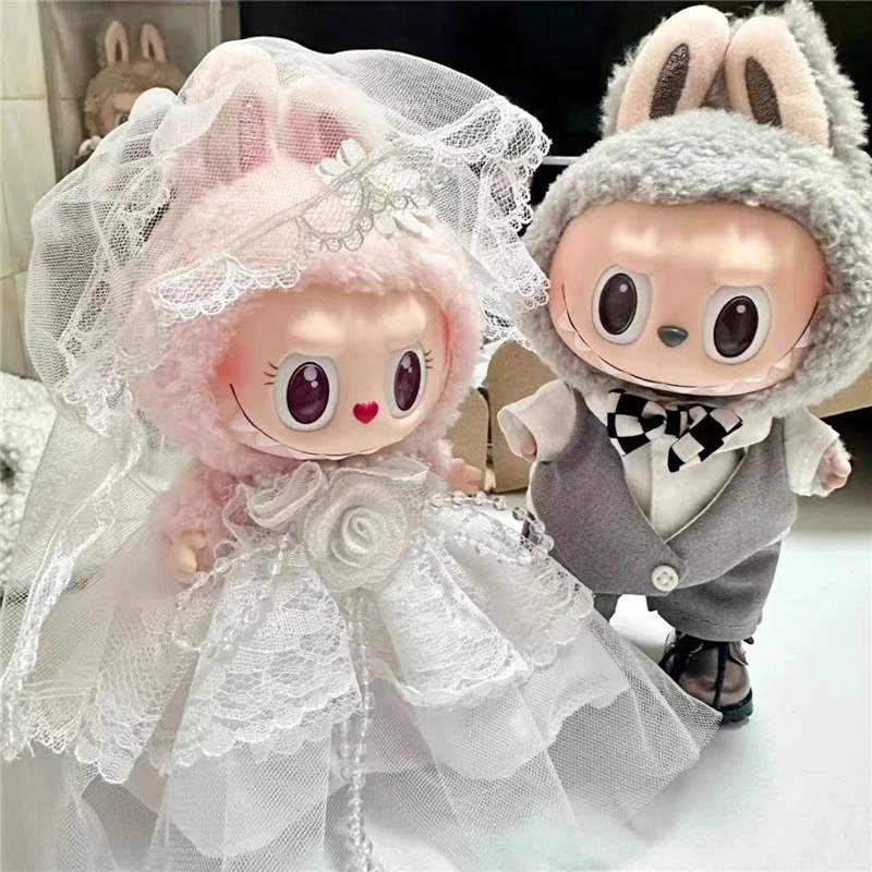 15 17 センチメートルラビュブ人形結婚式恋人ドレス衣装服 - Baby Clothes のレビューと価格