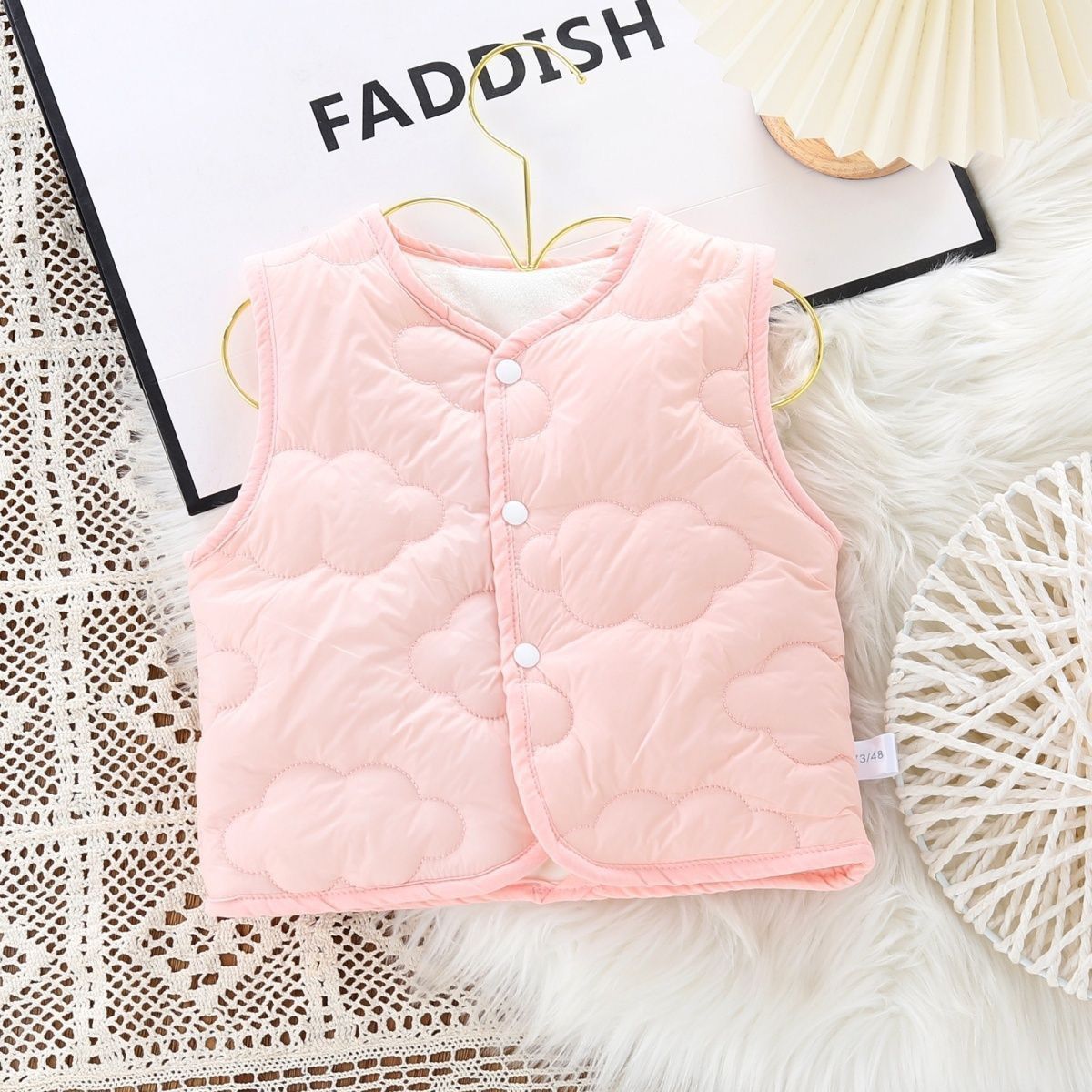 キッズベスト 女の子用 新しいノースリーブ 男の子用 暖かい - Toddler Boy Winter Fleece Jacket のレビューと価格