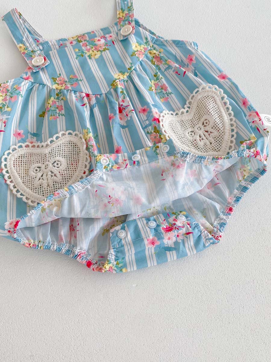 女の赤ちゃんのためのフラッタースリーブボディ,新生児服,ボデ - Newborn Baby Girl Romper Floral のレビューと価格