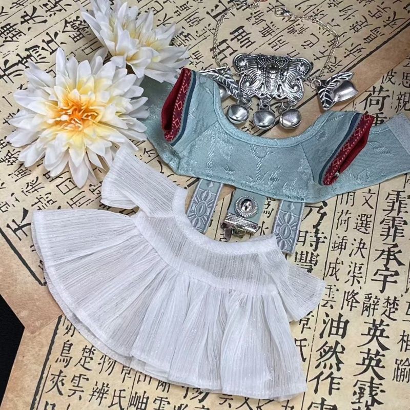 20cm綿人形 - 伝統的な中国苗江シリーズのベビー服ぬいぐ - Baby Clothes のレビューと価格