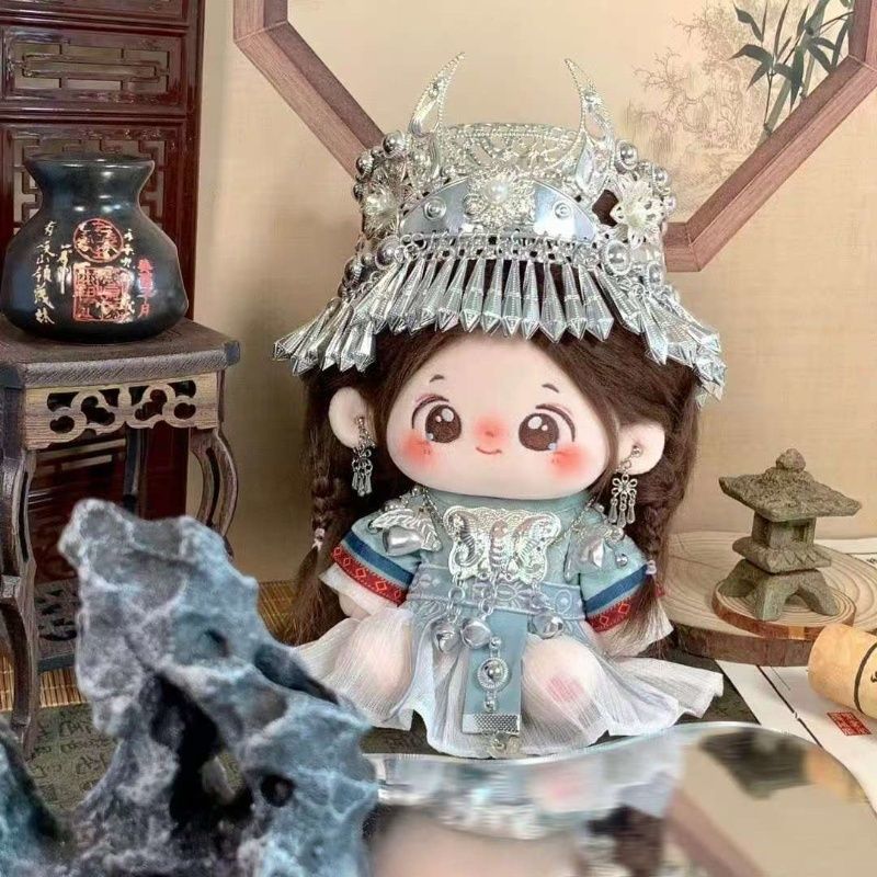 20cm綿人形 - 伝統的な中国苗江シリーズのベビー服ぬいぐ - Baby Clothes のレビューと価格