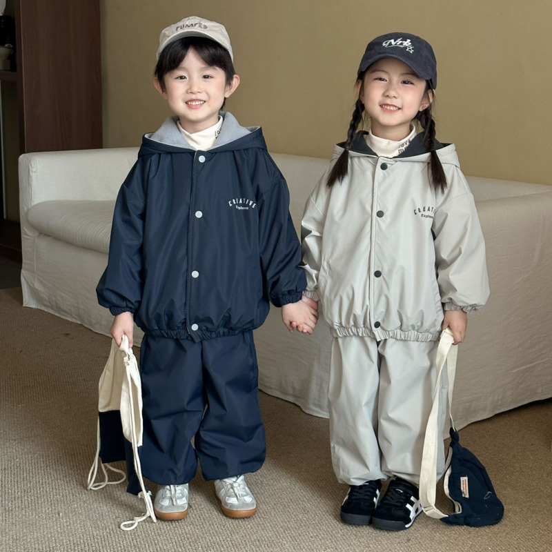男の子・女の子用、フード付き2点セット、ベビー・幼児用、1歳 - Toddler Boy Winter Fleece Jacket のレビューと価格