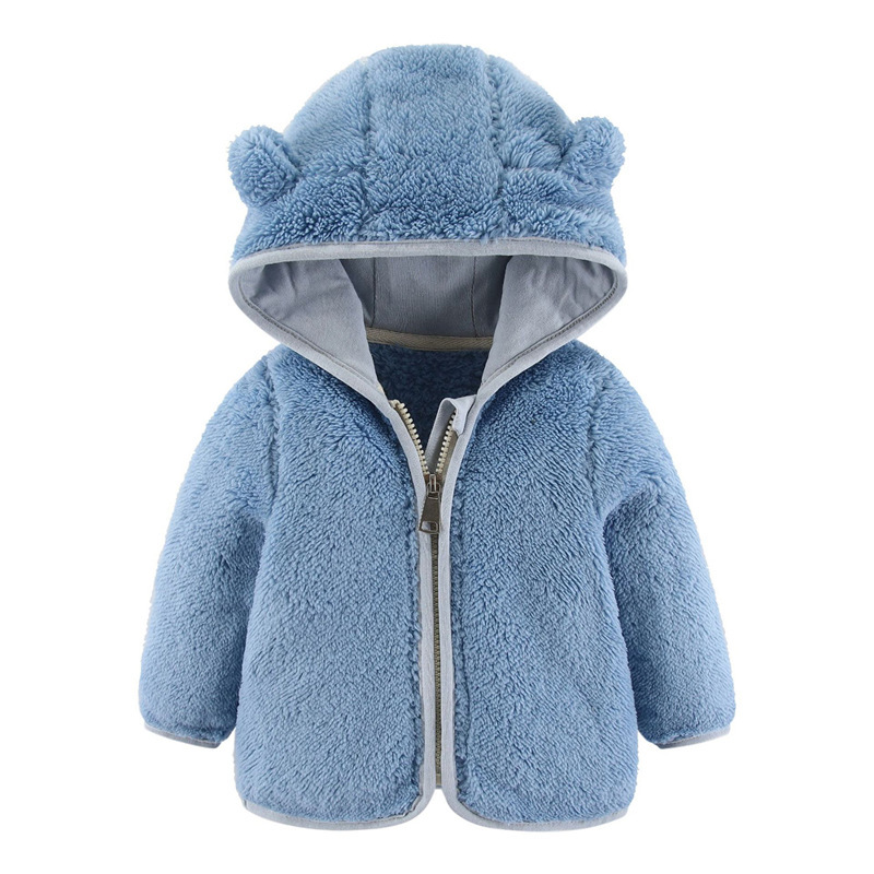 赤ちゃんと子供のためのフード付きフリーススウェットシャツ,カ - Toddler Boy Winter Fleece Jacket のレビューと価格