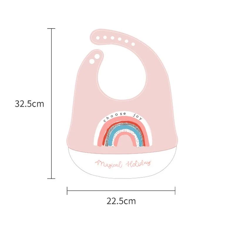 防水ベビーよだれかけベビー用品かわいい漫画動物プリント子供よ - Waterproof Baby Bibs Silicone のレビューと価格