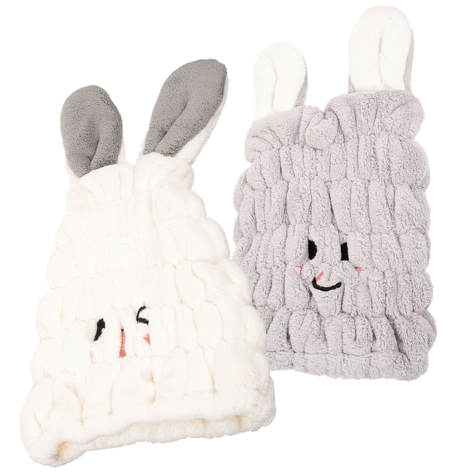 子供用タオルキャップ2枚セット。うさぎ耳のデザインで、吸水性 - Maternity Wear のレビューと価格