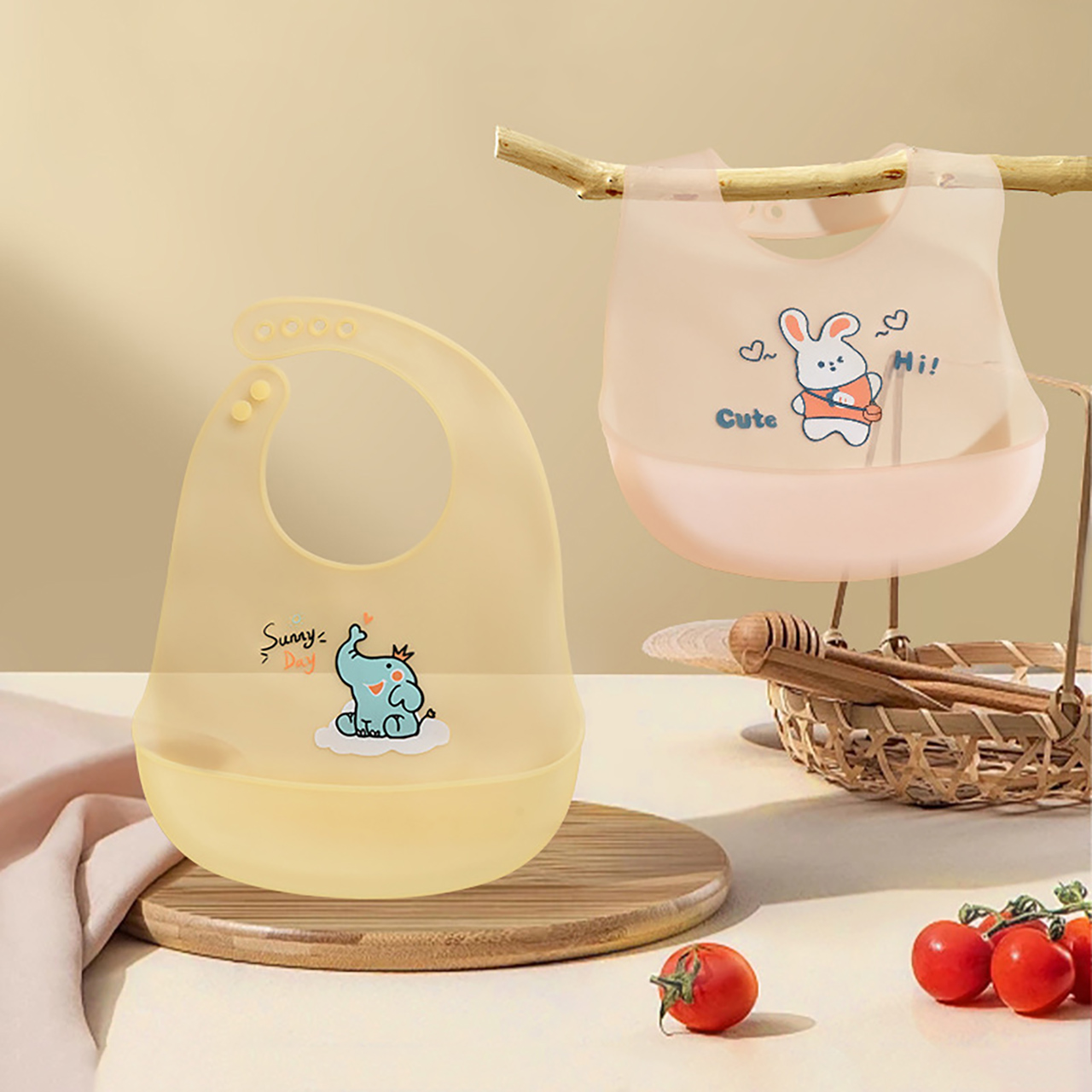 0-1 歳のベビーシリコーンよだれかけ夏幼児よだれよだれかけ - Waterproof Baby Bibs Silicone のレビューと価格