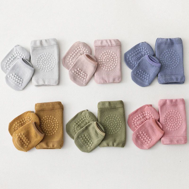 3セットのベビーソックスと膝パッド、無地、滑り止め付き、男の - Unisex Baby Socks Non Slip のレビューと価格