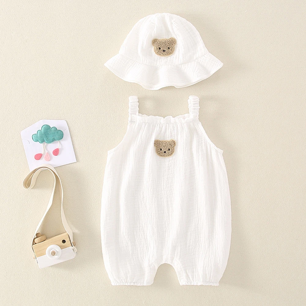 超可愛い刺繍入りクライミングウェアセット、新生児の男の子と女 - Baby Clothes のレビューと価格