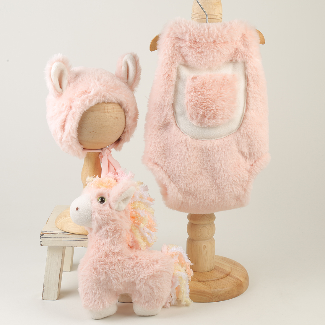 ピンクのニットレース新生児写真撮影衣装セット、女の赤ちゃん用 - Infant Photography Props Outfit のレビューと価格