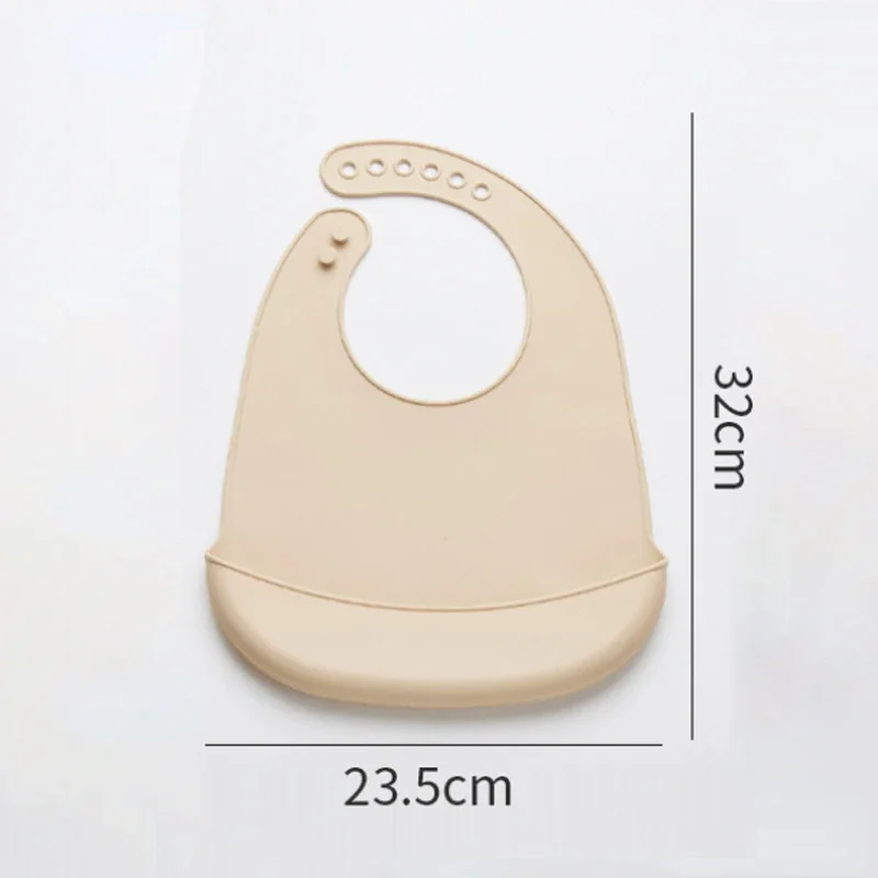 1個入り食品グレードシリコン製ベビーよだれかけ、お手入れ簡単 - Waterproof Baby Bibs Silicone のレビューと価格