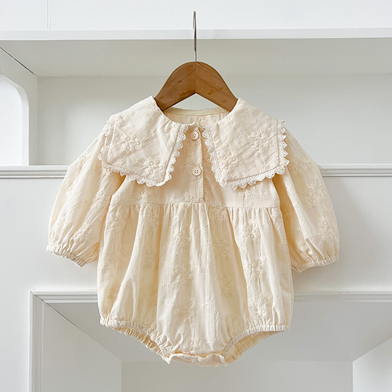 春の女の子の甘いプリンセスワンピースロンパース女の赤ちゃん服 - Newborn Baby Girl Romper Floral のレビューと価格
