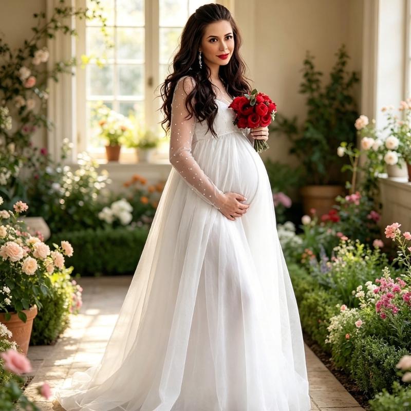 XXFE パーティー用のソフトアクリルのメッシュインサート付 - Maternity Wear のレビューと価格