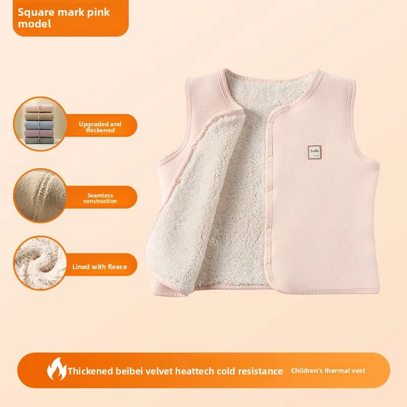 秋・冬用、子供用、フリース素材の厚手で暖かいベスト、幼児向け - Toddler Boy Winter Fleece Jacket のレビューと価格