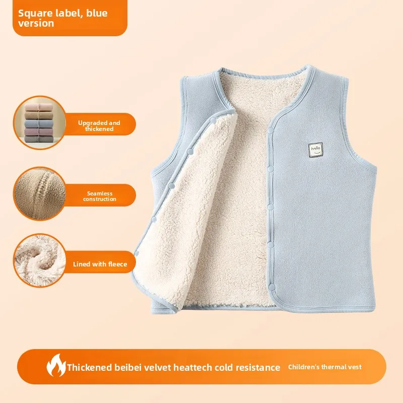 秋・冬用、子供用、フリース素材の厚手で暖かいベスト、幼児向け - Toddler Boy Winter Fleece Jacket のレビューと価格
