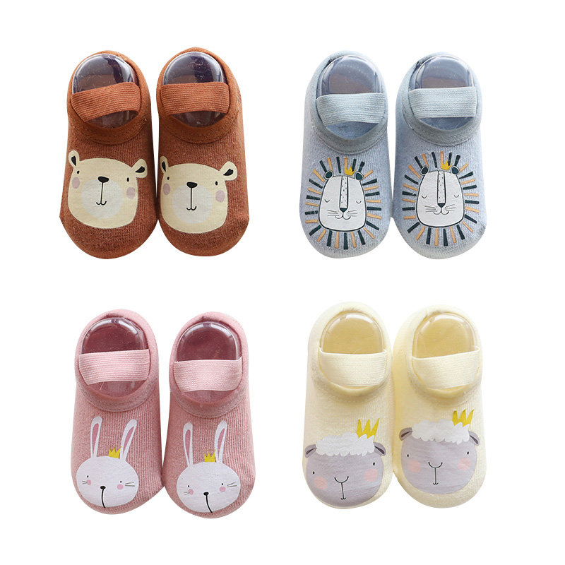 ベビーアンチスリップソックス男の子女の子新生児綿かわいい靴下 - Unisex Baby Socks Non Slip のレビューと価格