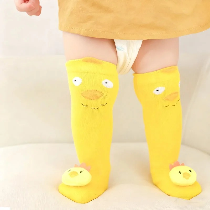 冬用厚手コットンキッズロングソックス3D漫画ぬいぐるみオーバ - Unisex Baby Socks Non Slip のレビューと価格